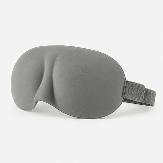 BetrSleep™ 3D Metallic Gray Blackout Mask